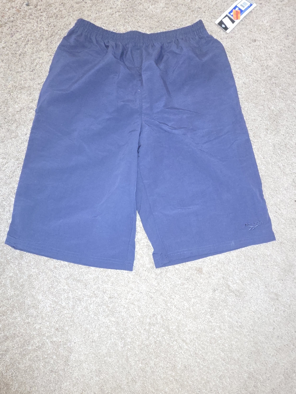 Vintage Y2K men's Large Reebok navy blue shorts - new with tags